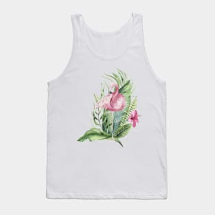 wading Flamingo Tank Top